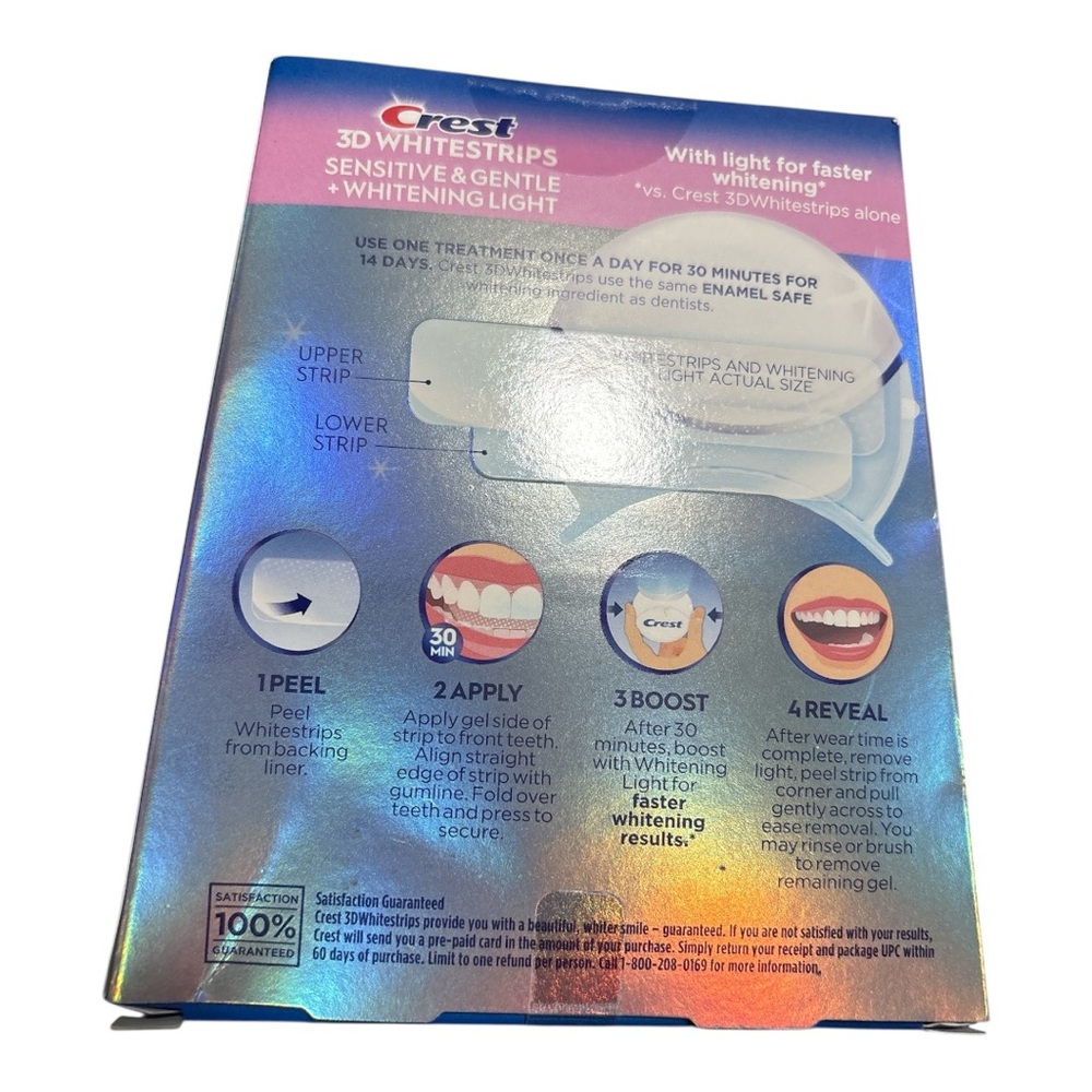 Crest 3D Whitestrips. Sensitive and Gentle. Exp 01/28. 28 strips - Picture 2 of 3